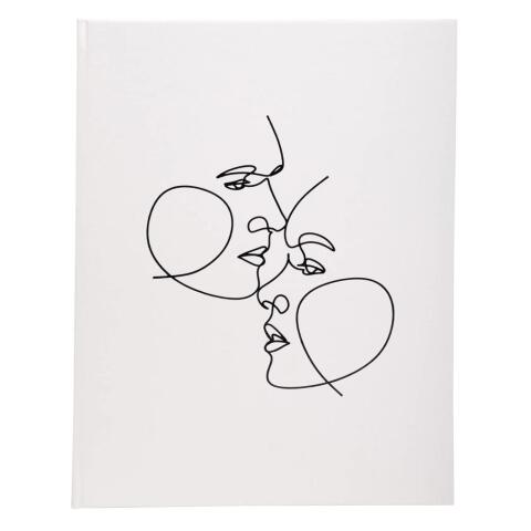 Libros de firmas ART 27x22 cm - 100 páginas lisas - Marfil