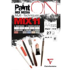 PaintON MIX11 bloc collé 27F A4 250g