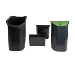 Corbeille à papier Écologic - Noir/Gris