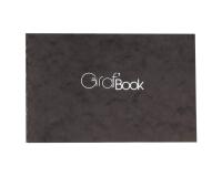 Graf'Book 360° carnet cousu dos brut 100F 11x17cm 100g I - Noir