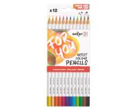 Darwi For You boite de 12 crayons de couleur standards - Assortiment