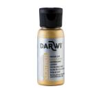 DARWI Flacon de 50 ml de Peinture sur Cuir - Or