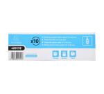 Bobinas térmicas para terminales de pago (impresión en el reverso) - 1 Pliegue térmico - 55 g/m2 - Blanco