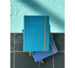 Rhodiarama Goalbook rembordé rigide A5 240 pages dot papier ivoire 90g - Turquoise
