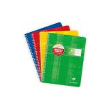 Cahier reliure intégrale déficients visuels 17x22cm 100 pages grands carreaux noirs 2,5mm agrandis 10x10 Couleur aléatoire - Assortis