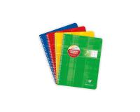 Cahier reliure intégrale déficients visuels 17x22cm 100 pages grands carreaux noirs 2,5mm agrandis 10x10 Couleur aléatoire - Assortis