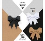 ORIGAMI, Pochette de 100 feuilles 80g/m² au format 20x20cm - Assortiment neutre