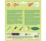 Set de 6 pochoirs enfants, Pirates - Orange