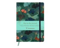 Gaïa bleu, DaytoDay journal A5 14,8 x 21 cm, 192 pages, dot, pochette à soufflet au dos, marquepage, fermeture élastique, ass.