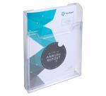 Distributeur de prospectus vertical A4 - Cristal