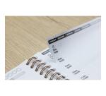 My.daily.planner Age Bag carnet reliure intégrale A5 250 pages détachables - Noir