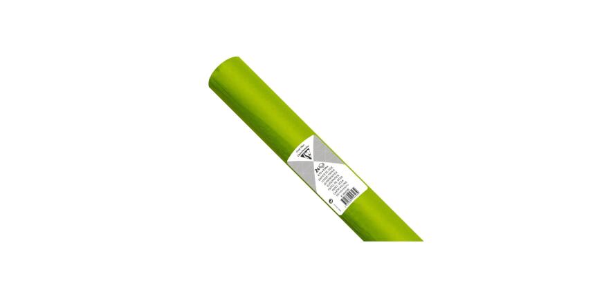 PAPIER DE SOIE, Rouleau de 24 feuilles 18g/m2 au format 50x75cm - Vert pomme