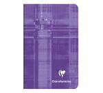 Carnet piqué 7,5x12cmcm 48 pages petits carreaux - Assortis