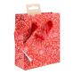 Premium sac petit rouge & blanc 12x4,5x13,5 cm - Rouge