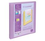 Classeur 4 anneaux 30mm polypropylène Kreacover Pastel - A4 Maxi - Couleurs assorties