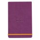 Rhodiarama Webnotepad rembordé rigide A5 192 pages ligné microperforé papier ivoire 90g fermeture élastique - Violet