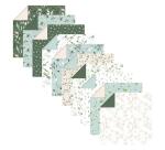 ORIGAMI, Pochette de 60 feuilles 70g/m2 au format 15x15cm - Romantique - Multicolore