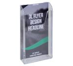 Distributeur de prospectus vertical A6 - Cristal