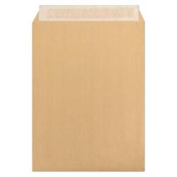 Boite de 125 Pochettes Kraft Adour Brun 330x440 mm - Auto-Adhésives - 120g/m2 - Brun