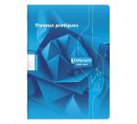 Cahier Travaux Pratiques piqué 7000 A4 48 pages grands carreaux 70 g + uni 90 g - Assortis