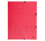 Chemise à élastique Imprimée 3 rabats carte lustrée 355gm2 - A4 - Couleurs assorties