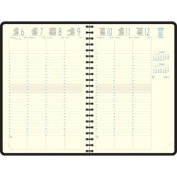Recharge Agenda de bureau Eurotime 24S Spiralé 16 x 24 cm Semainier Janvier à Décembre 2026