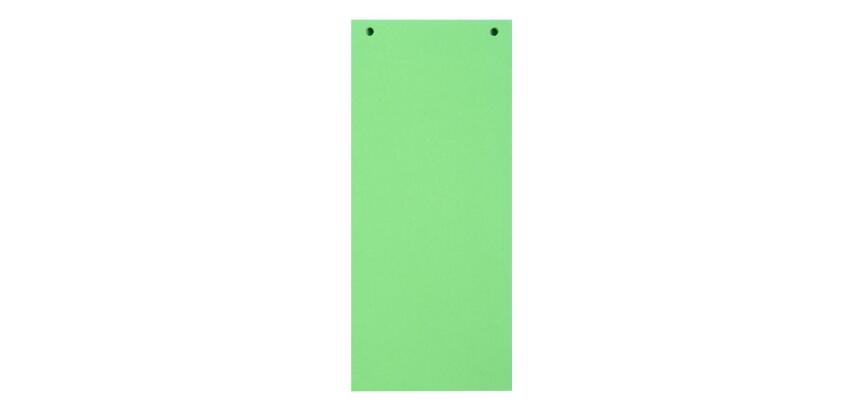 Paquet 100 fiches intercalaires horizontales unies perforées Forever - 105x240mm