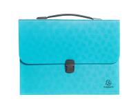 Exacompta Pop 'N Co Expanding File With Handle 24 Part 33x29cm - Cyan