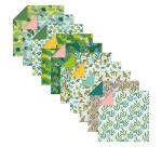 ORIGAMI, Pochette de 60 feuilles 70g/m2 au format 15x15cm - Fraîcheur exotique - Multicolore