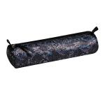 CÉLESTE CUIR Trousse ronde Ø5,5x22 cm Lazer Noir