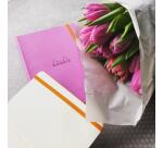 Rhodiarama carnet souple A6 144 pages ligné papier ivoire 90g fermeture élastique - Lilas