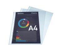 Sachet de 10 pochettes perforées polypropylène lisse 6/100e - A4 - Cristal
