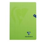 Cahier piqué Mimesys A4 80 pages quadrillé 10x10 + marge couverture polypropylène Couleur aléatoire - Assortis