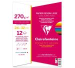 Maya pochette 12F 24x32cm 270g - Assortiment vif