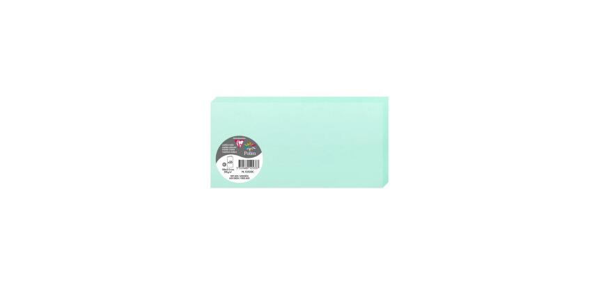 Clairefontaine Pollen Folded Cards - 106 x 213 mm - Pack of 25 - 210gsm