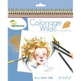 Carnet de coloriage Wild 6 - Bleu