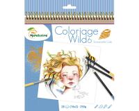 Carnet de coloriage Wild 6 - Bleu