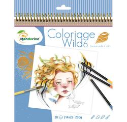Carnet de coloriage Wild 6 - Bleu