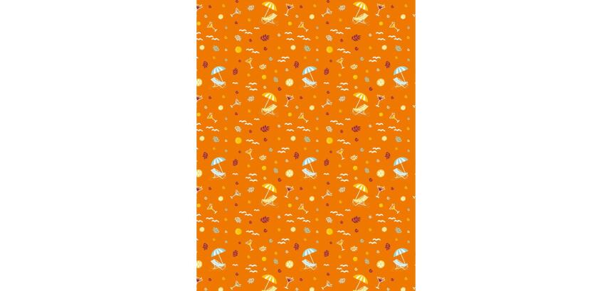 922 - Pochette 20 feuilles Décopatch - Orange