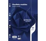 Feuillets mobiles sous film 7000 A4 100 pages perforées petits carreaux 80 g