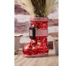 Vase botte de Noël - Kraft