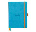 Rhodia Goalbook Softcover Notebook - Dot - 120 Sheets - 90gsm - Turquoise|