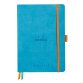 Rhodiarama Goalbook souple A5 240 pages dot papier blanc 90g - Turquoise