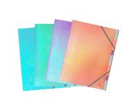 Trieur agrafé 6 positions couverture PP intérieur carte Candy Tidy - Couleurs assorties