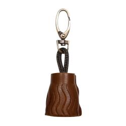 Lawrence CUIR Porte-clés 4x2,5 cm Camel