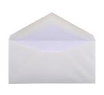 20 enveloppes DL (110x220mm) Toile Impériale doublées gommées - Blanc