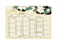 Calendrier Japon 55 x 40,5 cm Semestriel 2026 - Multicolore