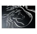 Carte à Gratter pochette 2F 24x32cm 520g - Noir