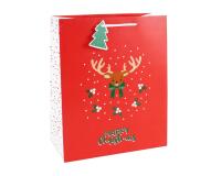 Flocons, sac large 26,5x14x33 cm - Rouge