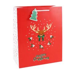 Flocons, sac large 26,5x14x33 cm - Rouge